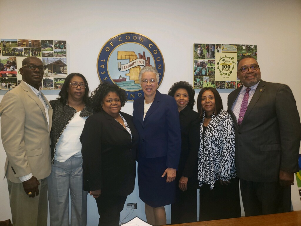 Cook County Board President Preckwinkle and HSI